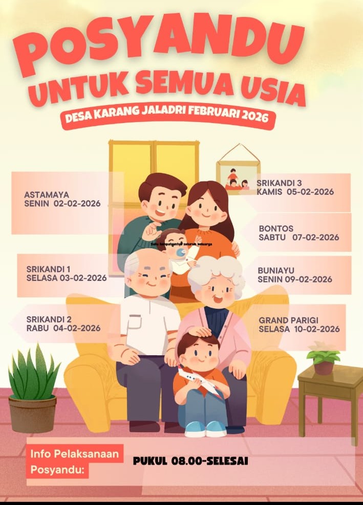 Jadwal Posyandu Desa Ciliang